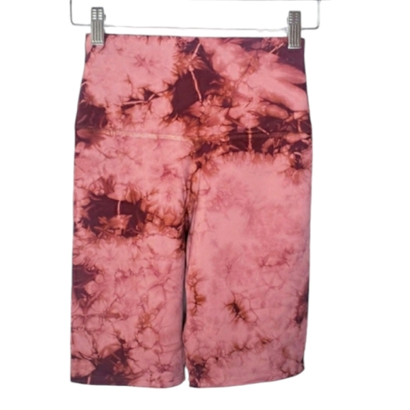 Electric & Rose Pants - Electric & Rose tie dye high rise biker shorts small NWOT